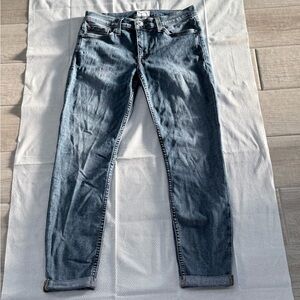 Hudson Harkin Super Skinny Cropped Jeans – Size 27 – Dark Wash